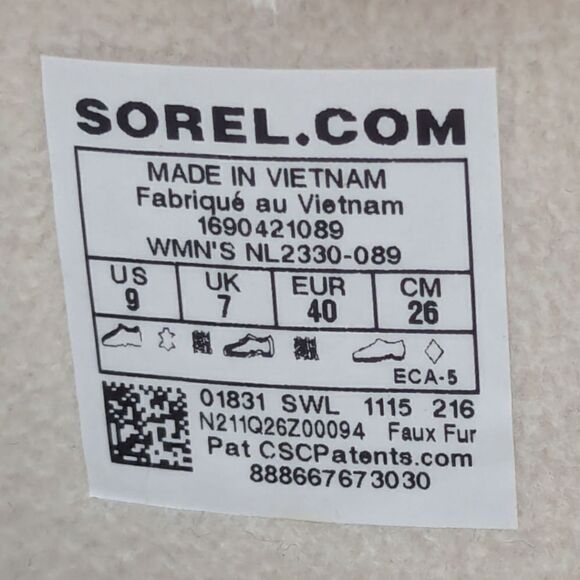 Sorel Tivoli High II NL2330-089 Shearling Snow Boot Grey Suede Faux Fur Lined 9 - Picture 7 of 7